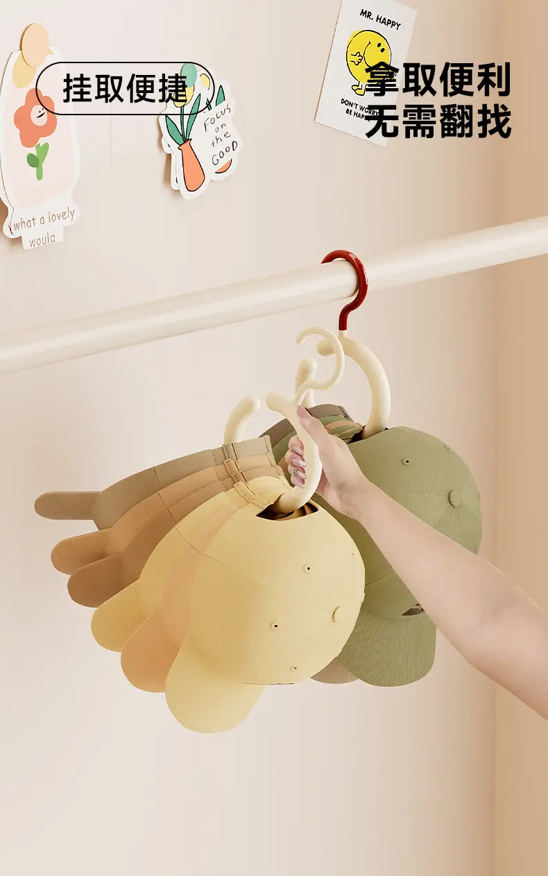 Rotating Hat Rack for Dorms and Wardrobes — feature 12
