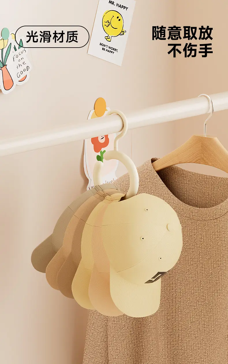 Rotating Hat Rack for Dorms and Wardrobes — feature 14