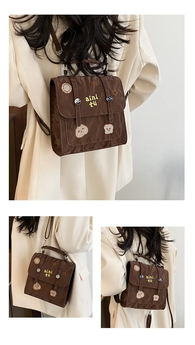 Brown Embroidered Women's Shoulder Bag 2025 — feature 17