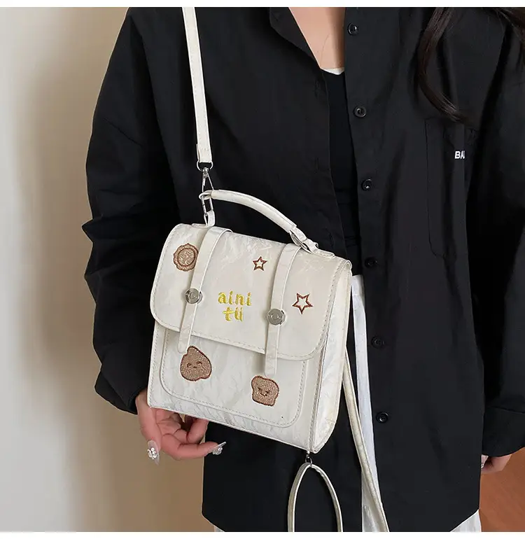 Brown Embroidered Women's Shoulder Bag 2025 — feature 4