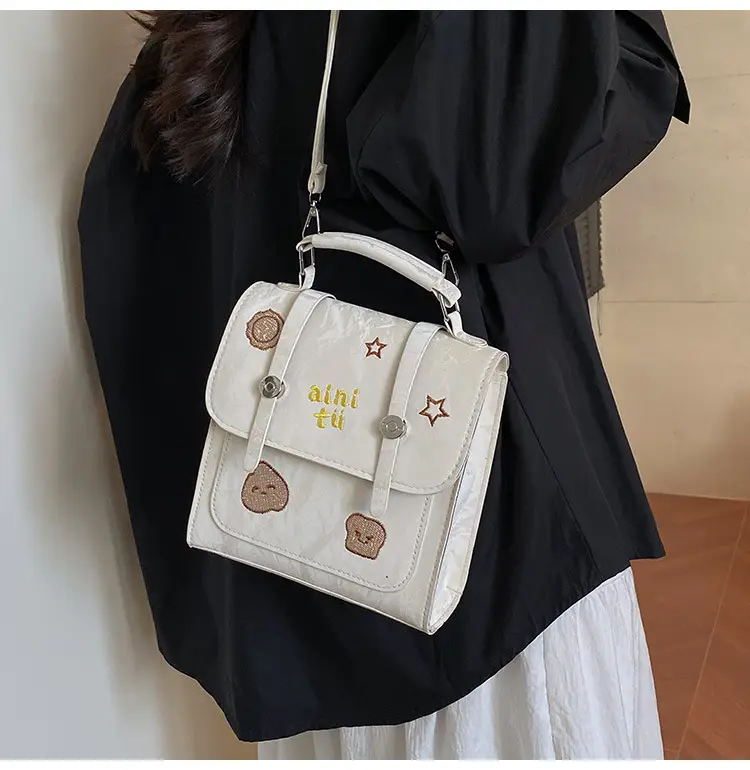 Brown Embroidered Women's Shoulder Bag 2025 — feature 6