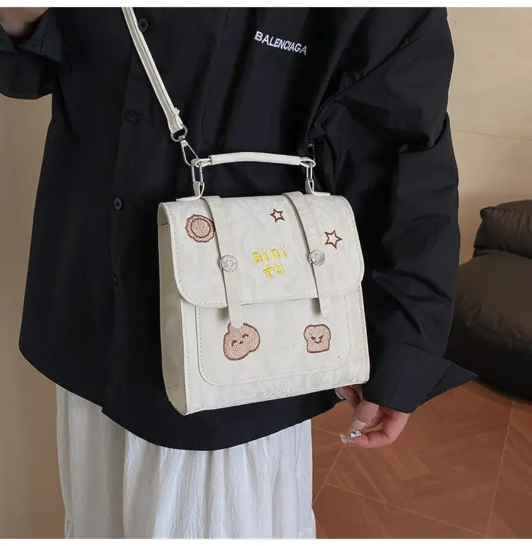 Brown Embroidered Women's Shoulder Bag 2025 — feature 7