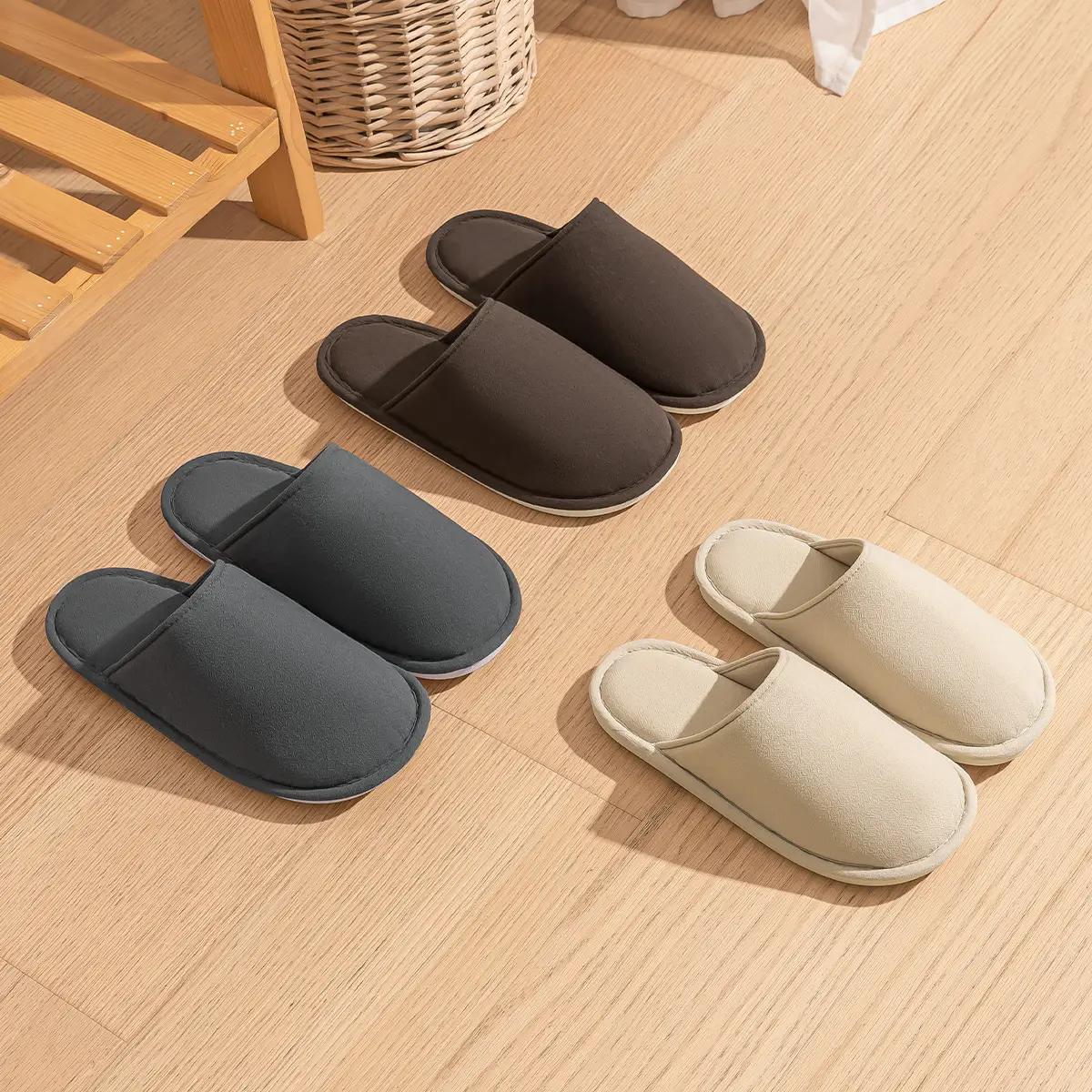 Cotton Anti-Slip Elderly Slippers Warm Baotou 2025 - Image 7