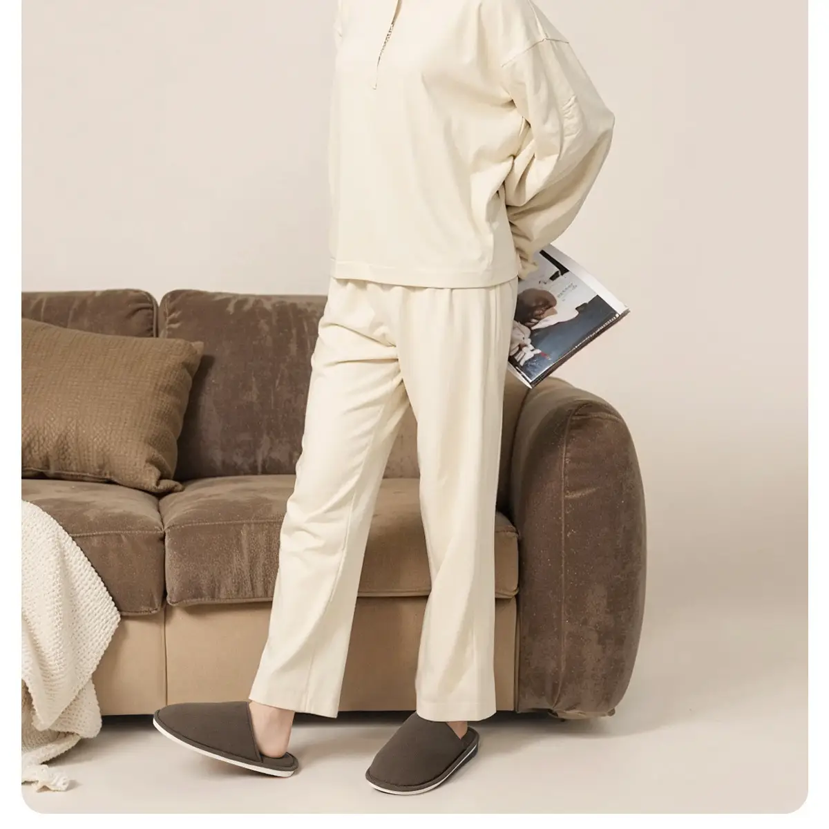 Cotton Anti-Slip Elderly Slippers Warm Baotou 2025 — feature 17