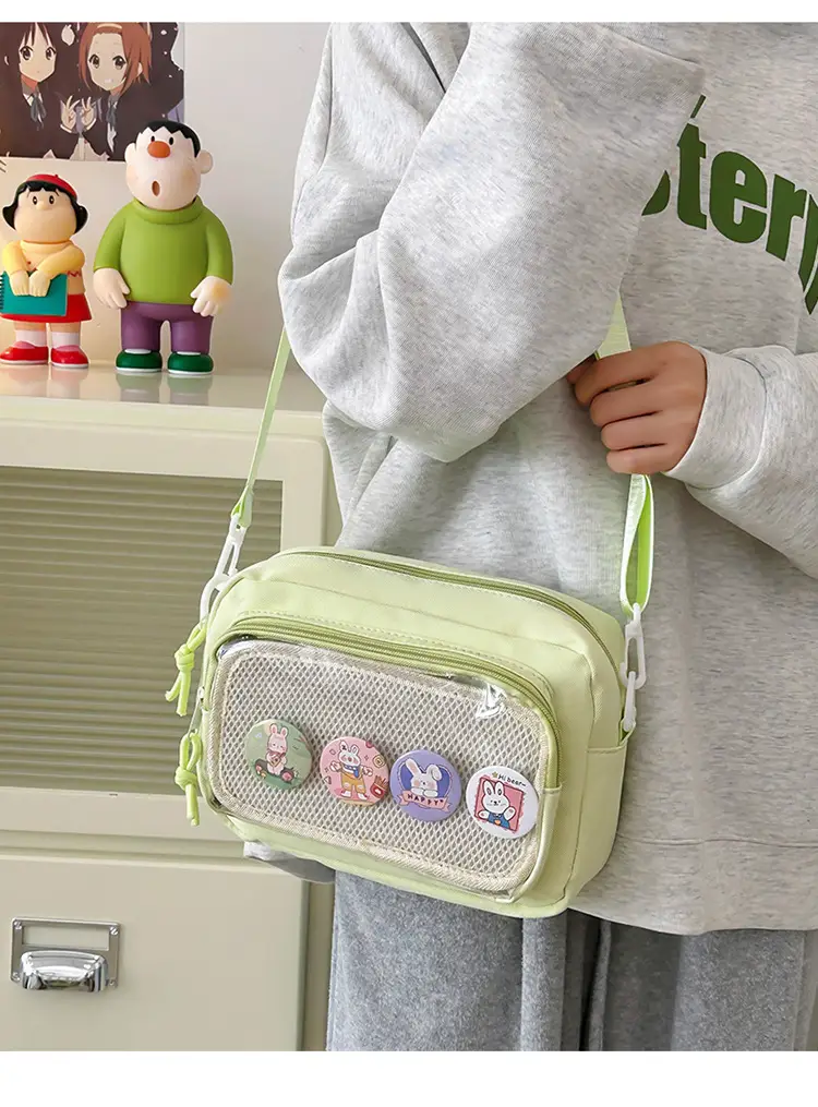 Japanese-Style Anime Doll Shoulder Bag Yellow — feature 14
