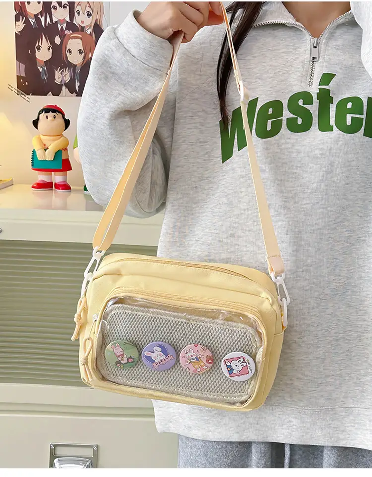 Japanese-Style Anime Doll Shoulder Bag Yellow — feature 22