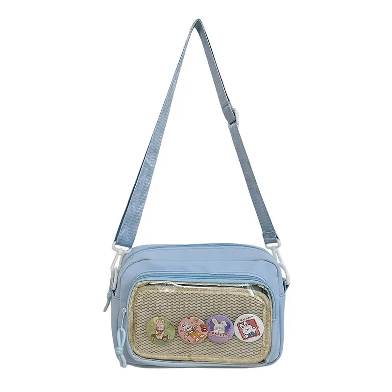 Japanese-Style Anime Doll Shoulder Bag Yellow - Image 5