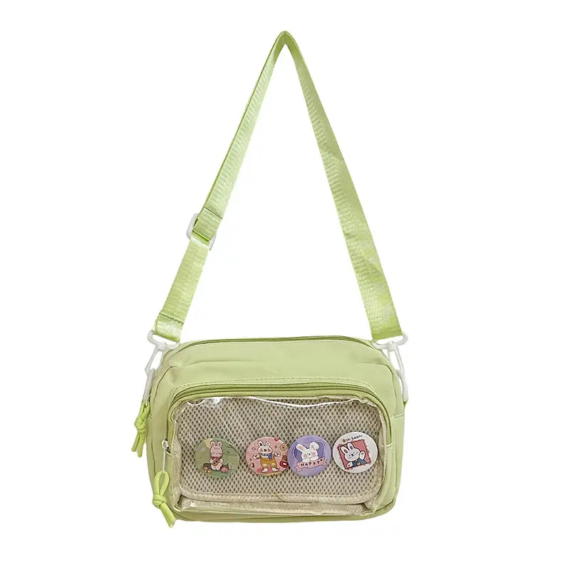Japanese-Style Anime Doll Shoulder Bag Yellow - Image 7