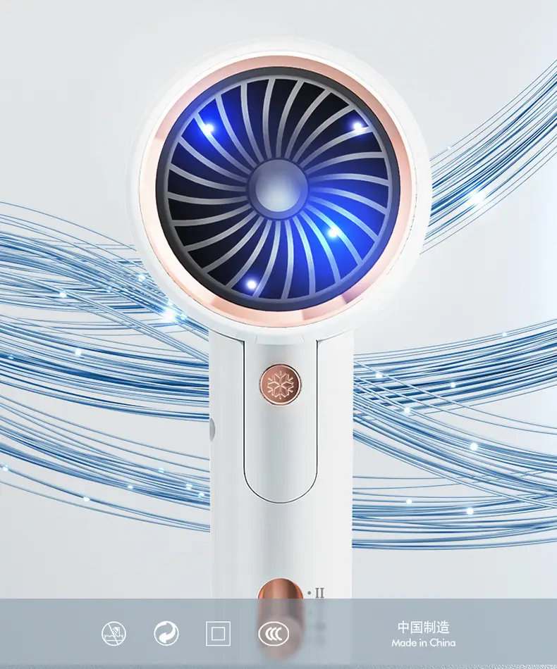 Folding Hair Dryer Cold Hot Wind Three-Gear — feature 5