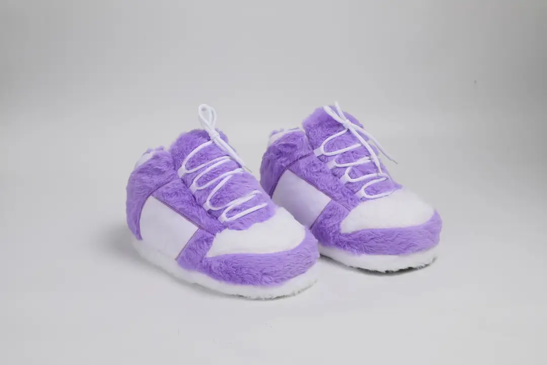 Net red with spoof A4 home shoes fat head cotton slippers coconut shoes back to the future home couple cotton slippers — feature 21