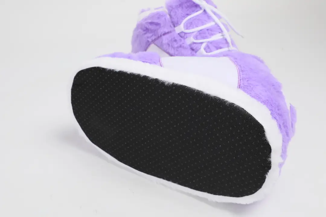 Net red with spoof A4 home shoes fat head cotton slippers coconut shoes back to the future home couple cotton slippers — feature 22