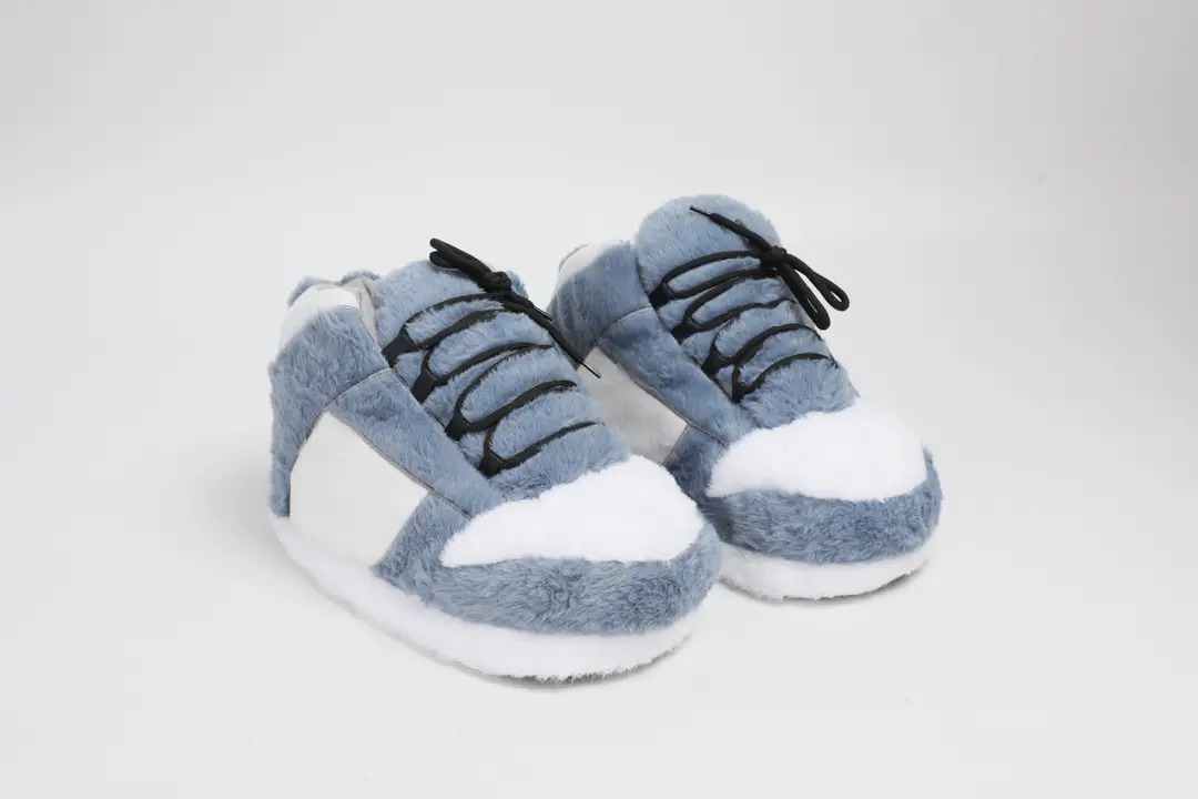Net red with spoof A4 home shoes fat head cotton slippers coconut shoes back to the future home couple cotton slippers — feature 23