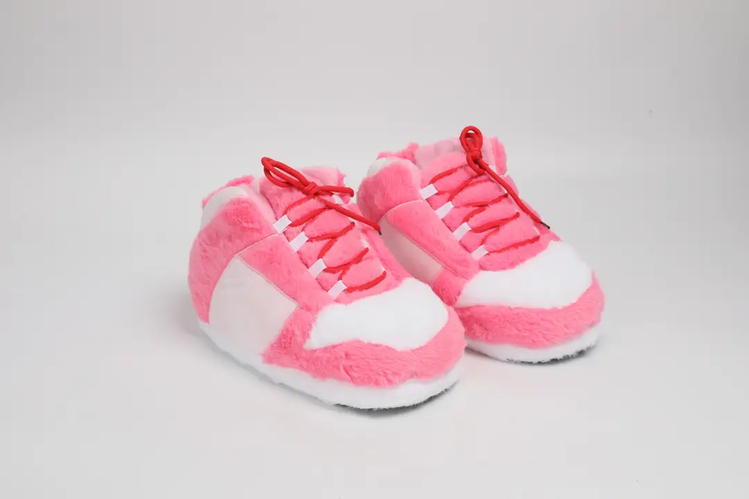 Net red with spoof A4 home shoes fat head cotton slippers coconut shoes back to the future home couple cotton slippers — feature 24
