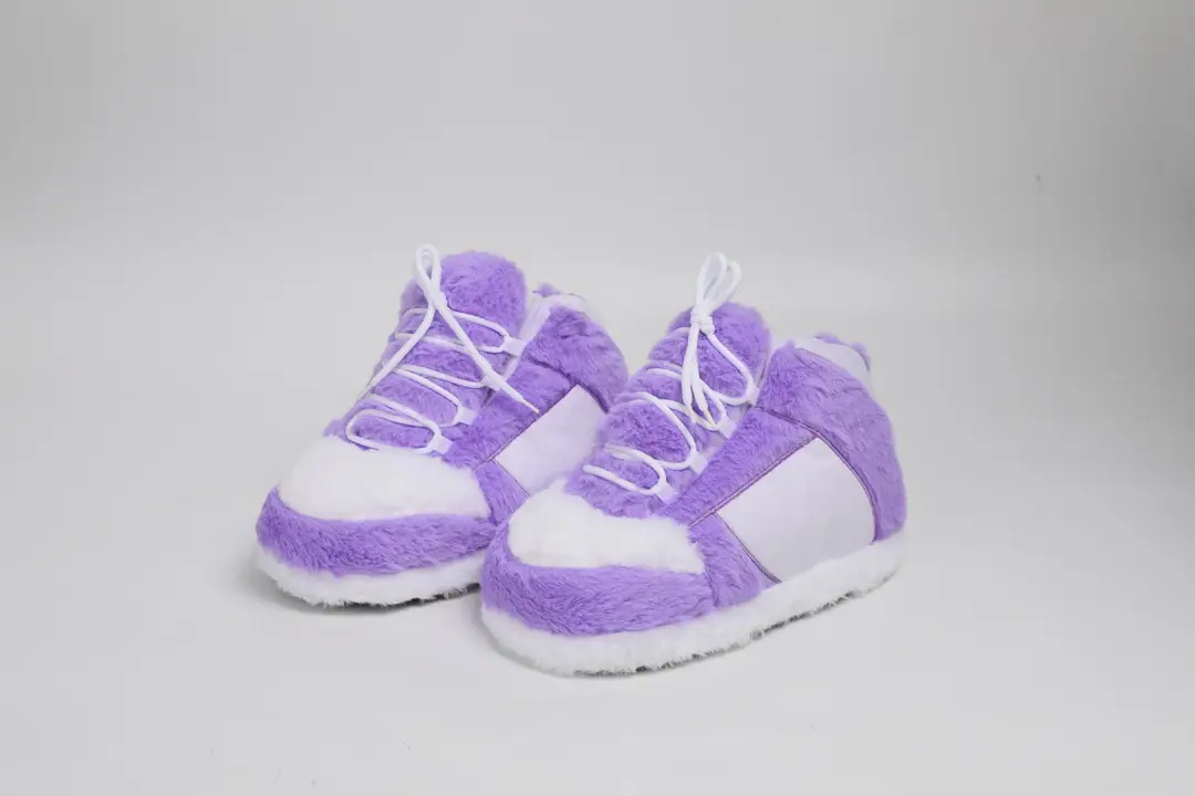 Net red with spoof A4 home shoes fat head cotton slippers coconut shoes back to the future home couple cotton slippers