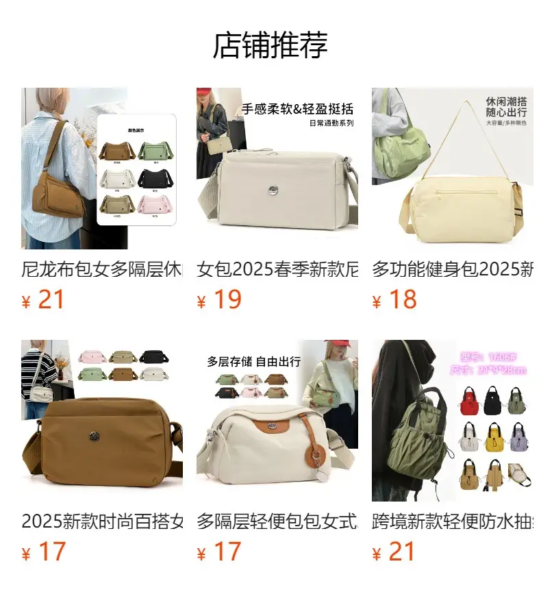 Women's Multi-layer Crossbody Bag 2025 Spring New Arrival — feature 1