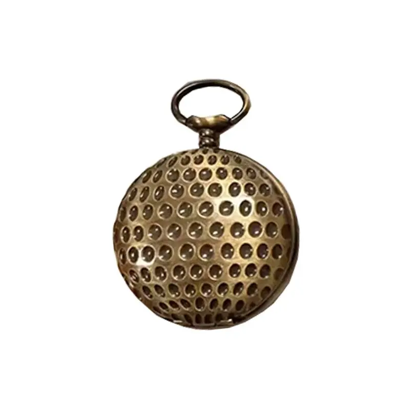 Ancient Bronze Basketball Pocket Watch with Chain
