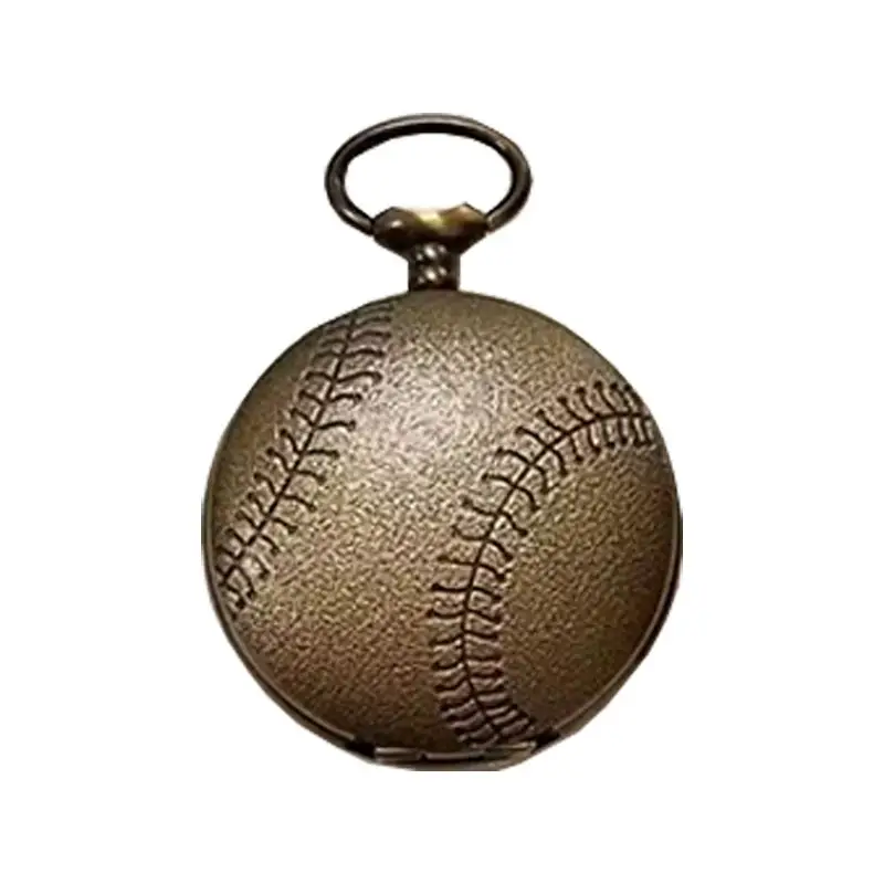 Ancient Bronze Basketball Pocket Watch with Chain