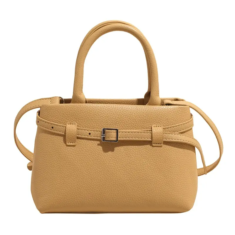 Women's Black Textured Shoulder Bag 2024 Vintage Style - Image 2