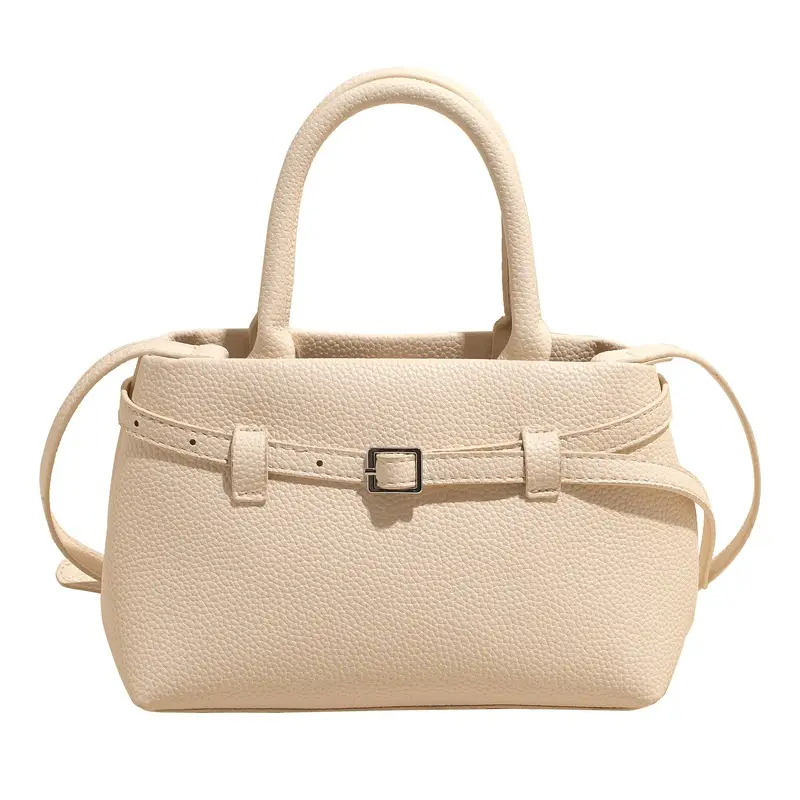 Women's Black Textured Shoulder Bag 2024 Vintage Style - Image 3