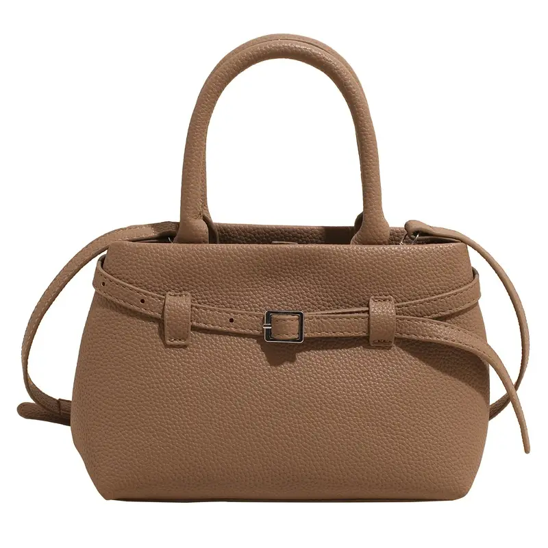 Women's Black Textured Shoulder Bag 2024 Vintage Style - Image 4