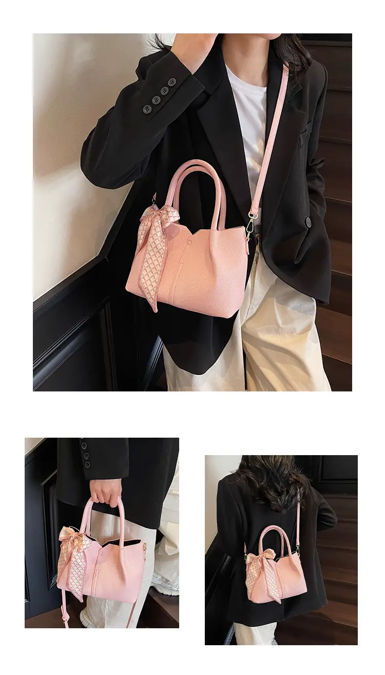 Women's Crossbody Shoulder Bag Beige Soft Leather 2025 — feature 10