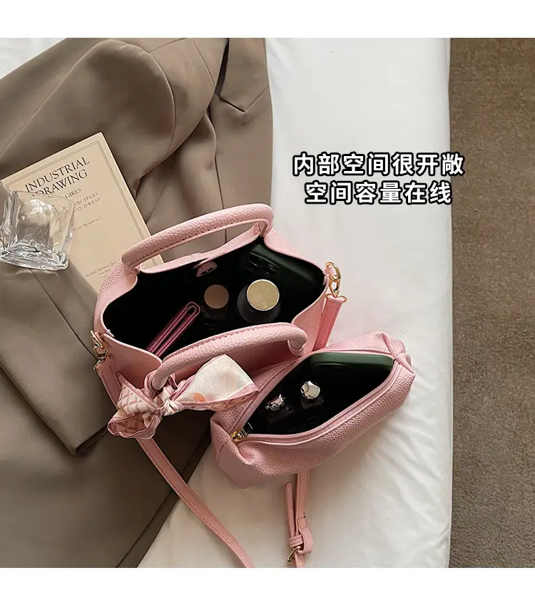 Women's Crossbody Shoulder Bag Beige Soft Leather 2025 — feature 8