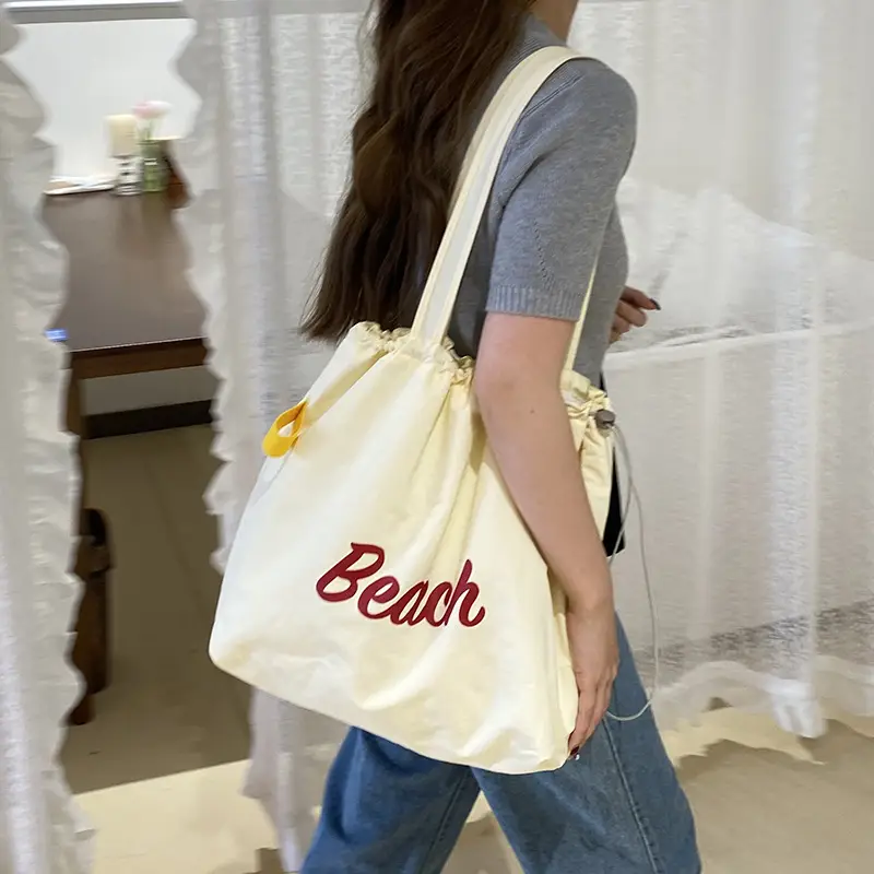 2025 New Korean-style Printed Nylon Shoulder Bag for Women