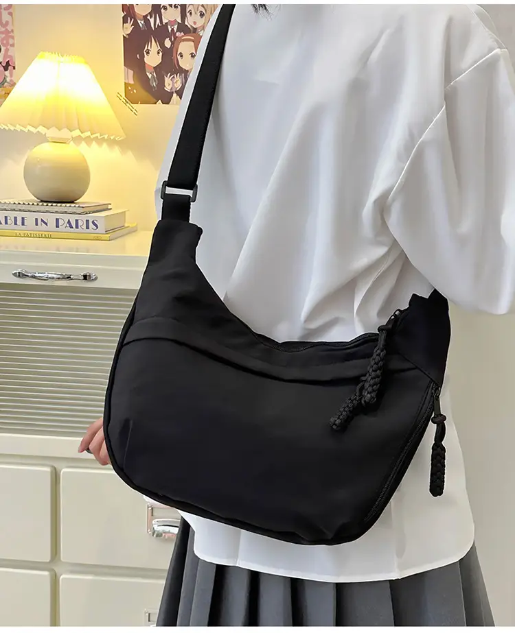 Trendy Brown Nylon Crossbody Bag for Women — feature 22