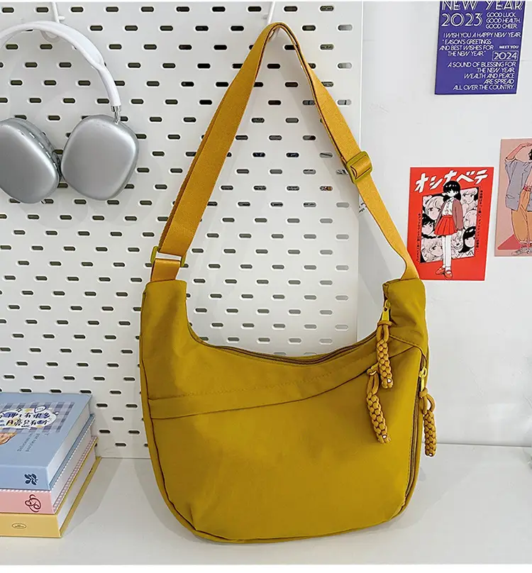 Trendy Brown Nylon Crossbody Bag for Women — feature 26