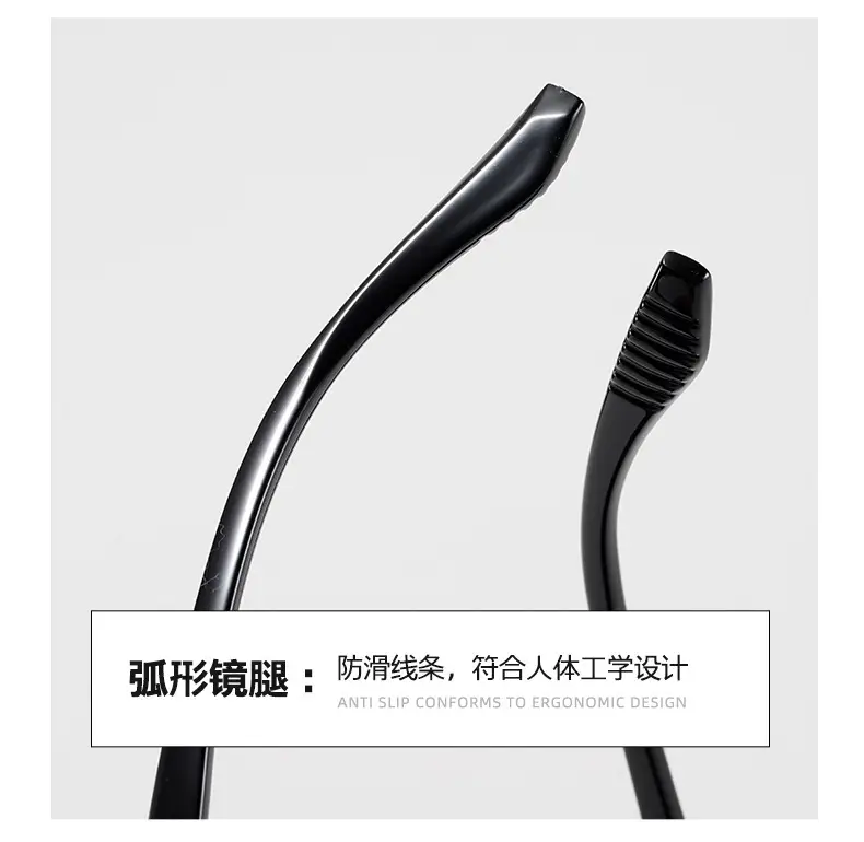 Men Square Frame Polarized Sunglasses Anti UV High Definition — feature 10