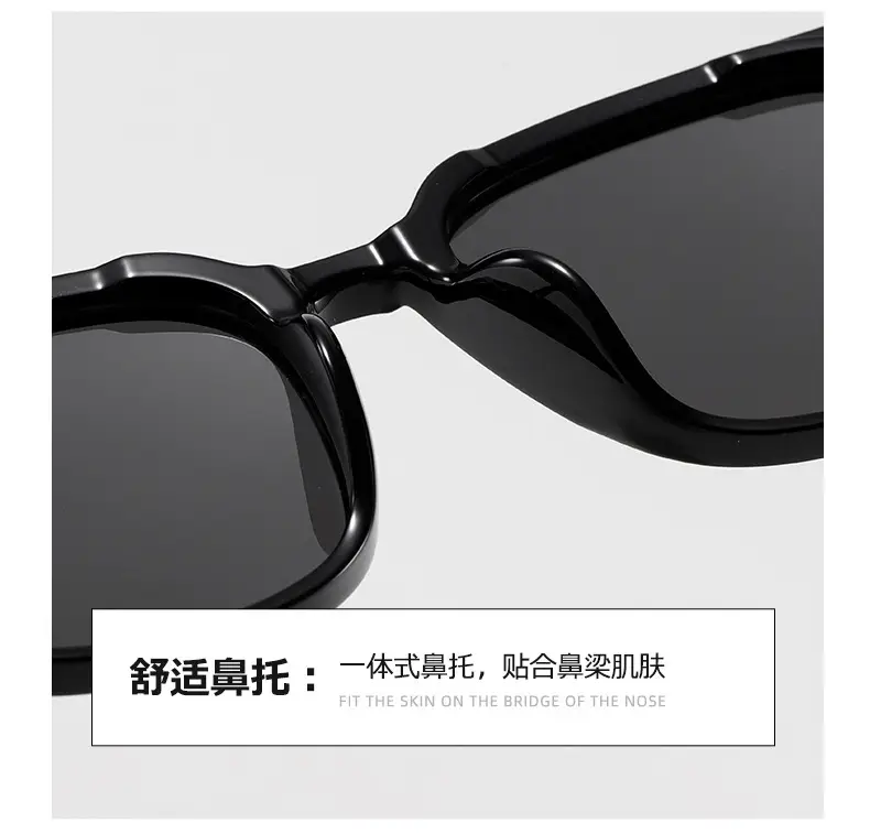 Men Square Frame Polarized Sunglasses Anti UV High Definition — feature 9
