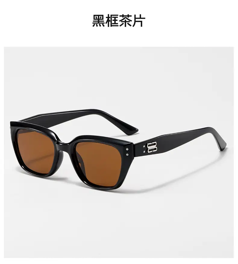 Women's Polarized Cat-Eye Sunglasses Anti-Ultraviolet Transparent — feature 14