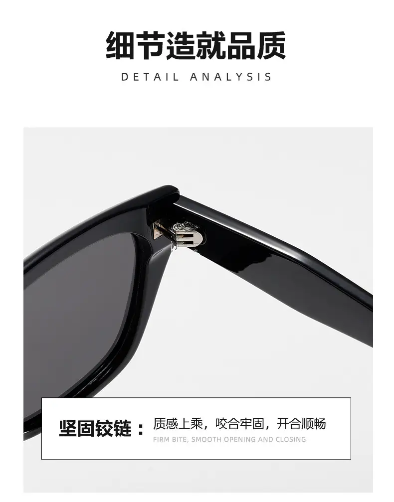 Women's Polarized Cat-Eye Sunglasses Anti-Ultraviolet Transparent — feature 8