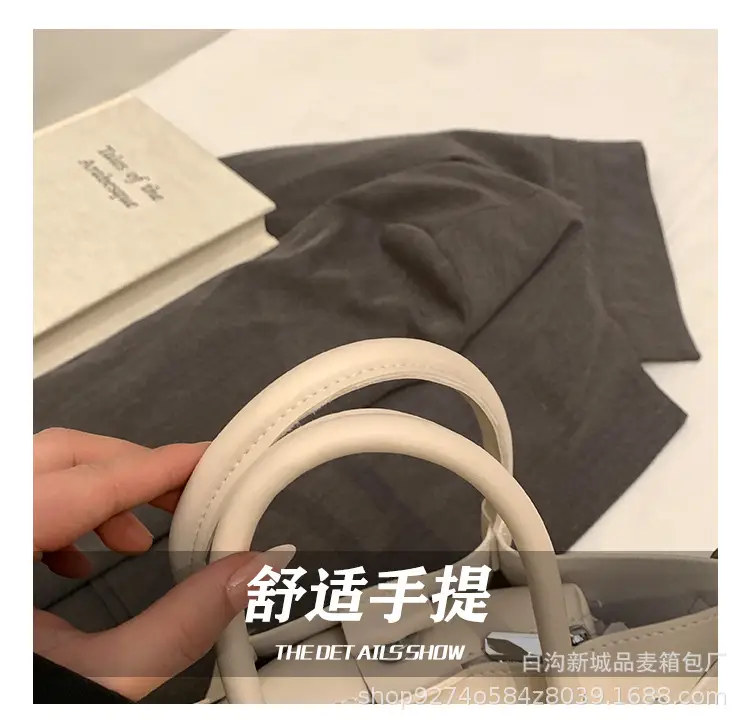 Korean Style Tan Leather Bucket Bag for Women — feature 12