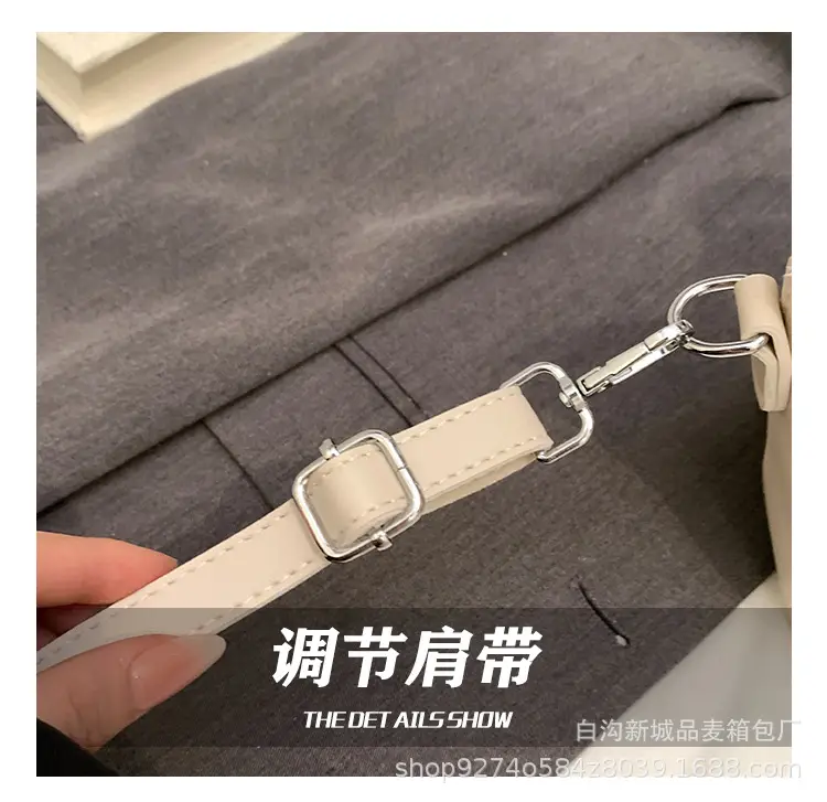 Korean Style Tan Leather Bucket Bag for Women — feature 13