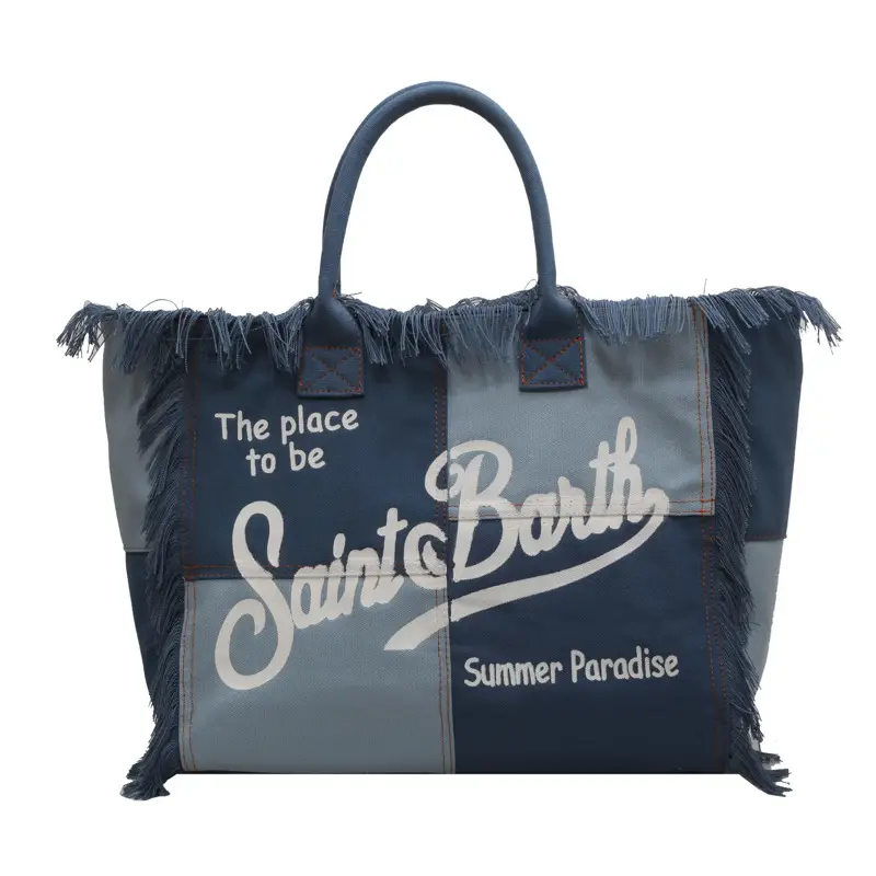 Saint Barth Printed Tassel Beach Bag for Women