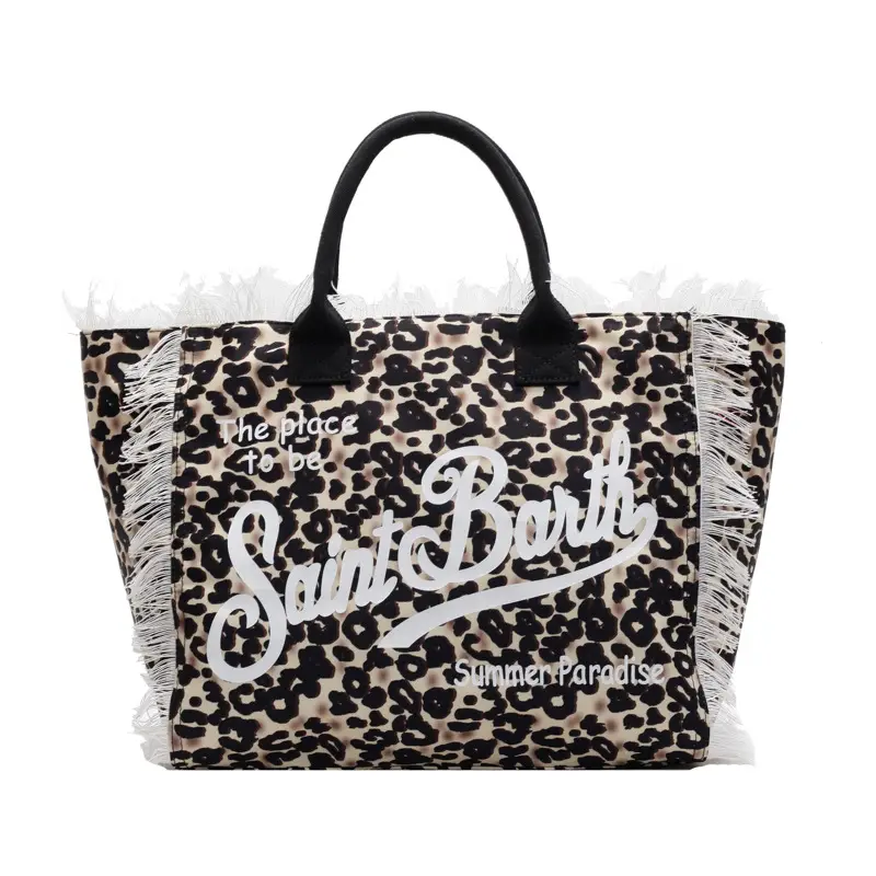 Saint Barth Printed Tassel Beach Bag for Women