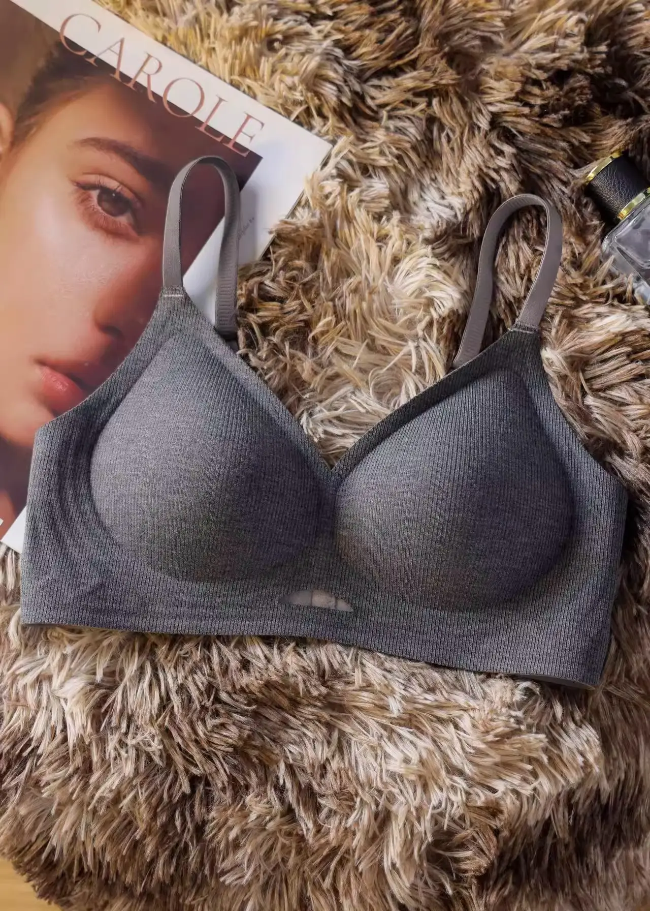 Seamless Jelly Adhesive Bra Women Semi-Fixed 3D Cup — feature 37