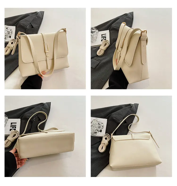 Retro Brown Leather Shoulder Bag for Women — feature 13