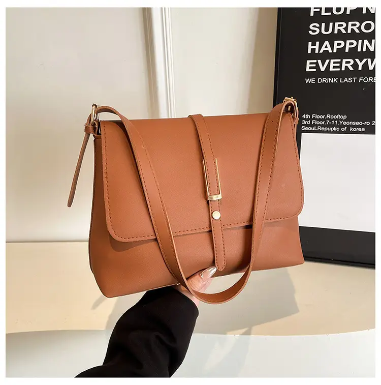 Retro Brown Leather Shoulder Bag for Women — feature 27