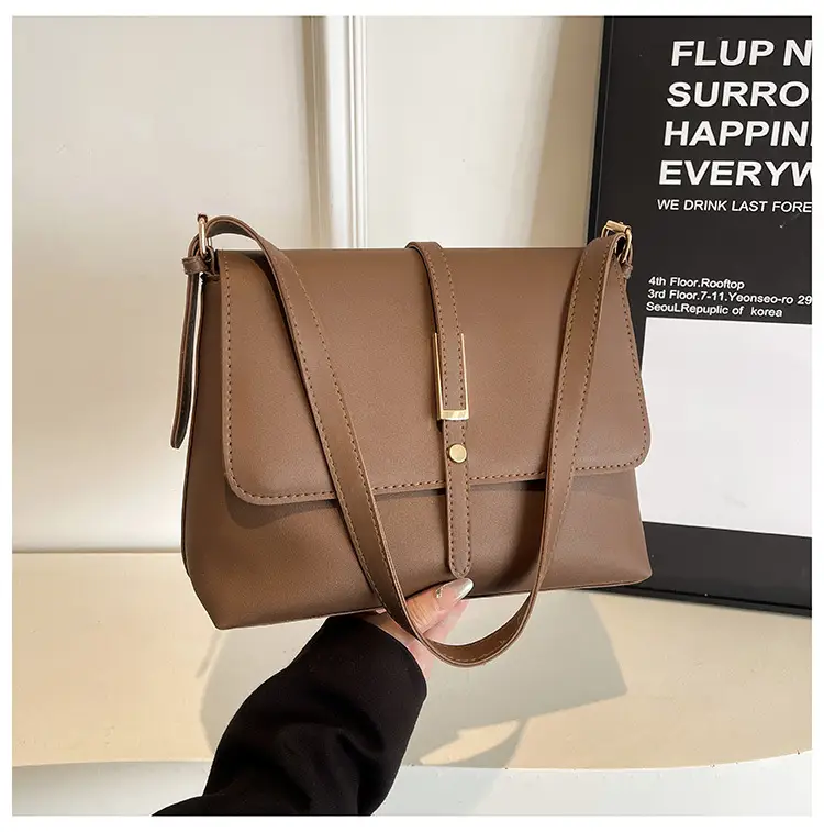Retro Brown Leather Shoulder Bag for Women — feature 28