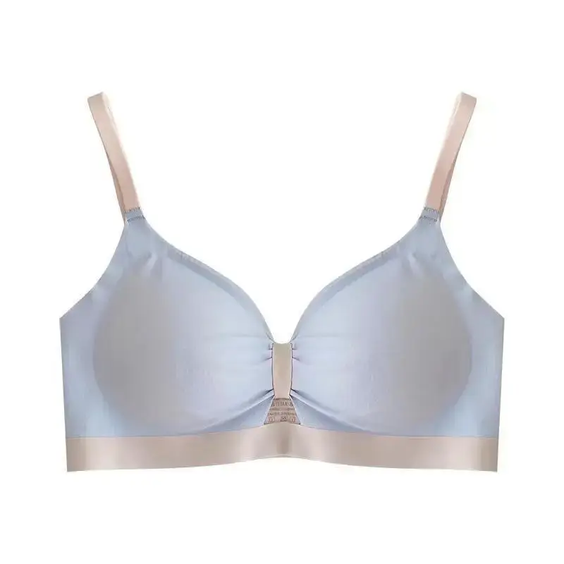 Women's Non-Cut Chest Gathering Bra Yellow - Image 10