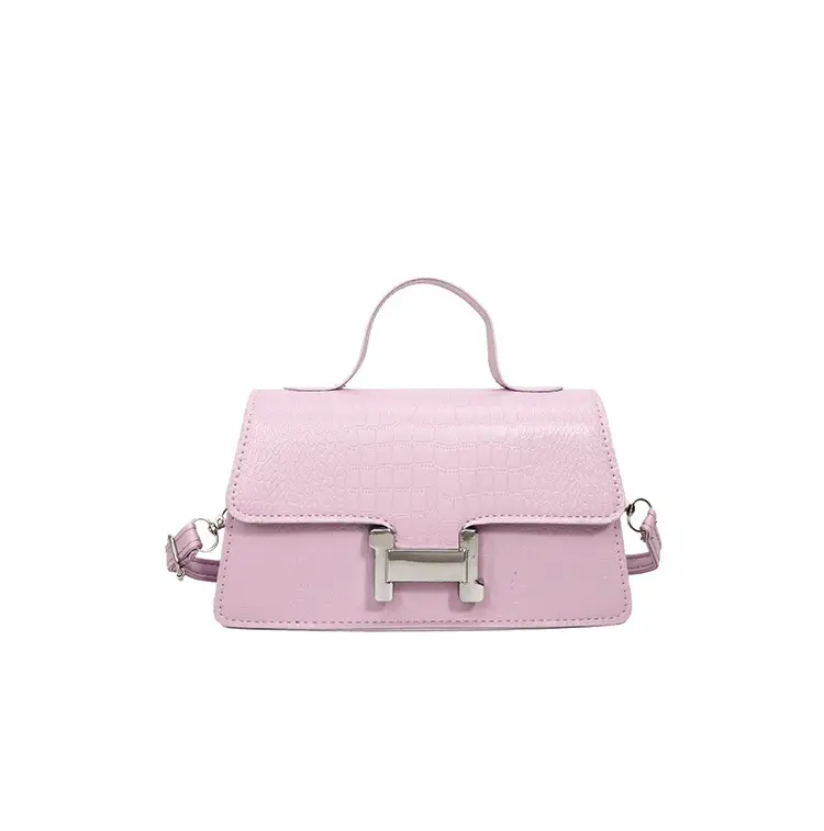 Green Croc Leather Shoulder Bag for Women - Image 12