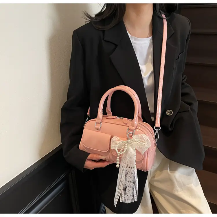 Black Crossbody Bag for Women 2025 Fashion Boston Style — feature 26