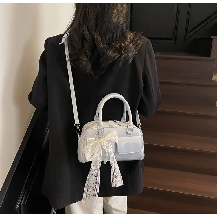 Black Crossbody Bag for Women 2025 Fashion Boston Style — feature 32