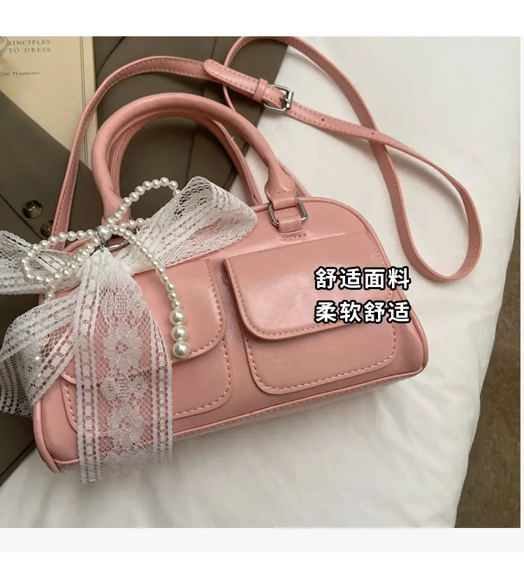 Black Crossbody Bag for Women 2025 Fashion Boston Style — feature 6