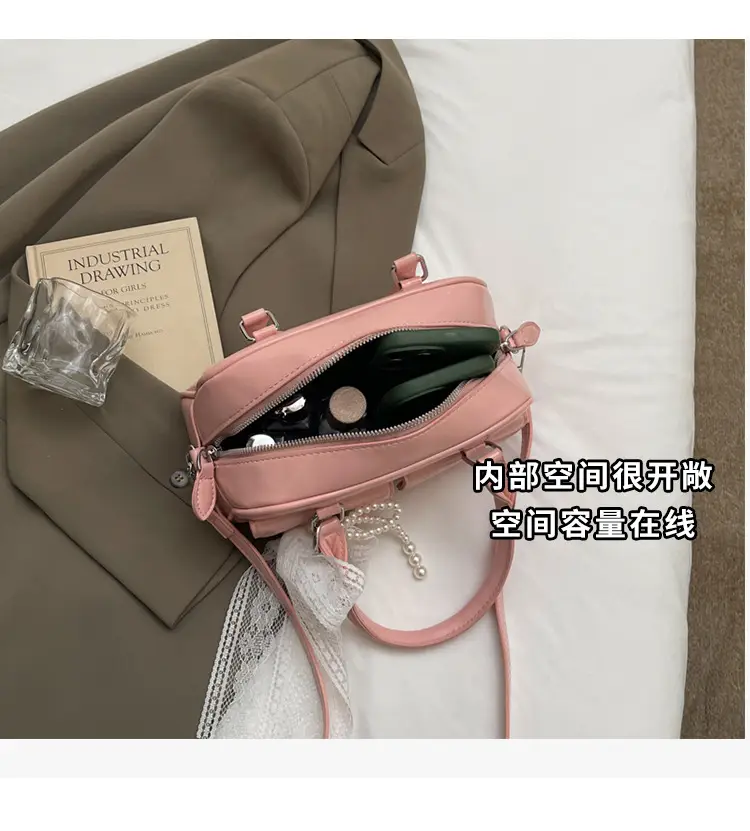 Black Crossbody Bag for Women 2025 Fashion Boston Style — feature 8