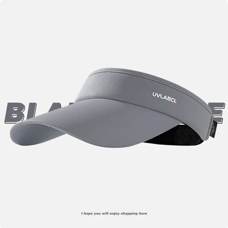 Men UV50 Sunscreen Hat Light Blue Summer - Image 5