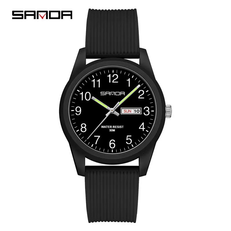 Sanda Live Explosions Quartz Watch Couple Small Dial Double Calendar Waterproof Watch - Image 14
