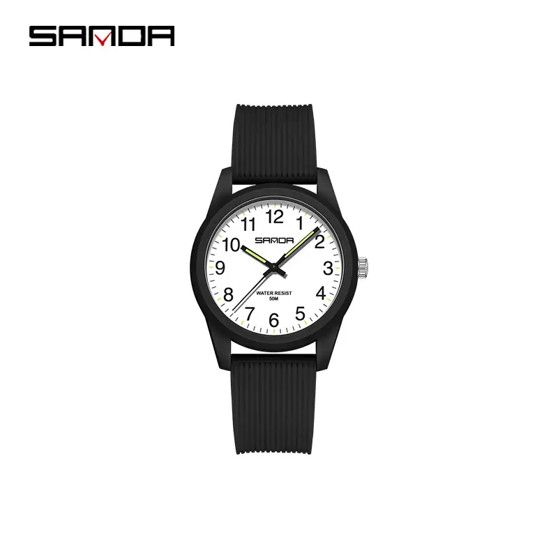 Sanda Live Explosions Quartz Watch Couple Small Dial Double Calendar Waterproof Watch - Image 16